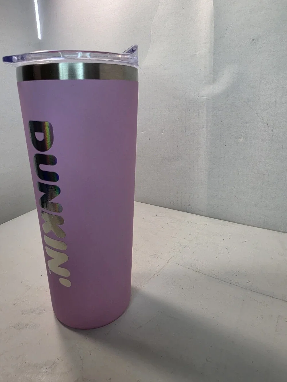 Limited-edition Summer 2023 Dunkin' Donuts Stainless Insulated Travel Tumbler.